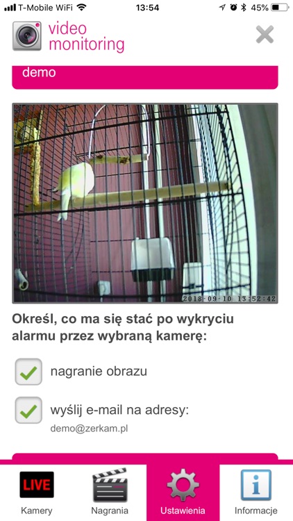 Video monitoring T-Mobile screenshot-4