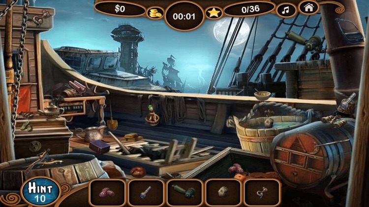 Old Ship Hidden Object