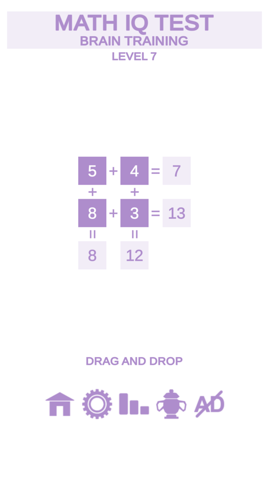 #6. Math IQ Test + Brain Training (iOS) 由: CodeCube Brothers Partnership