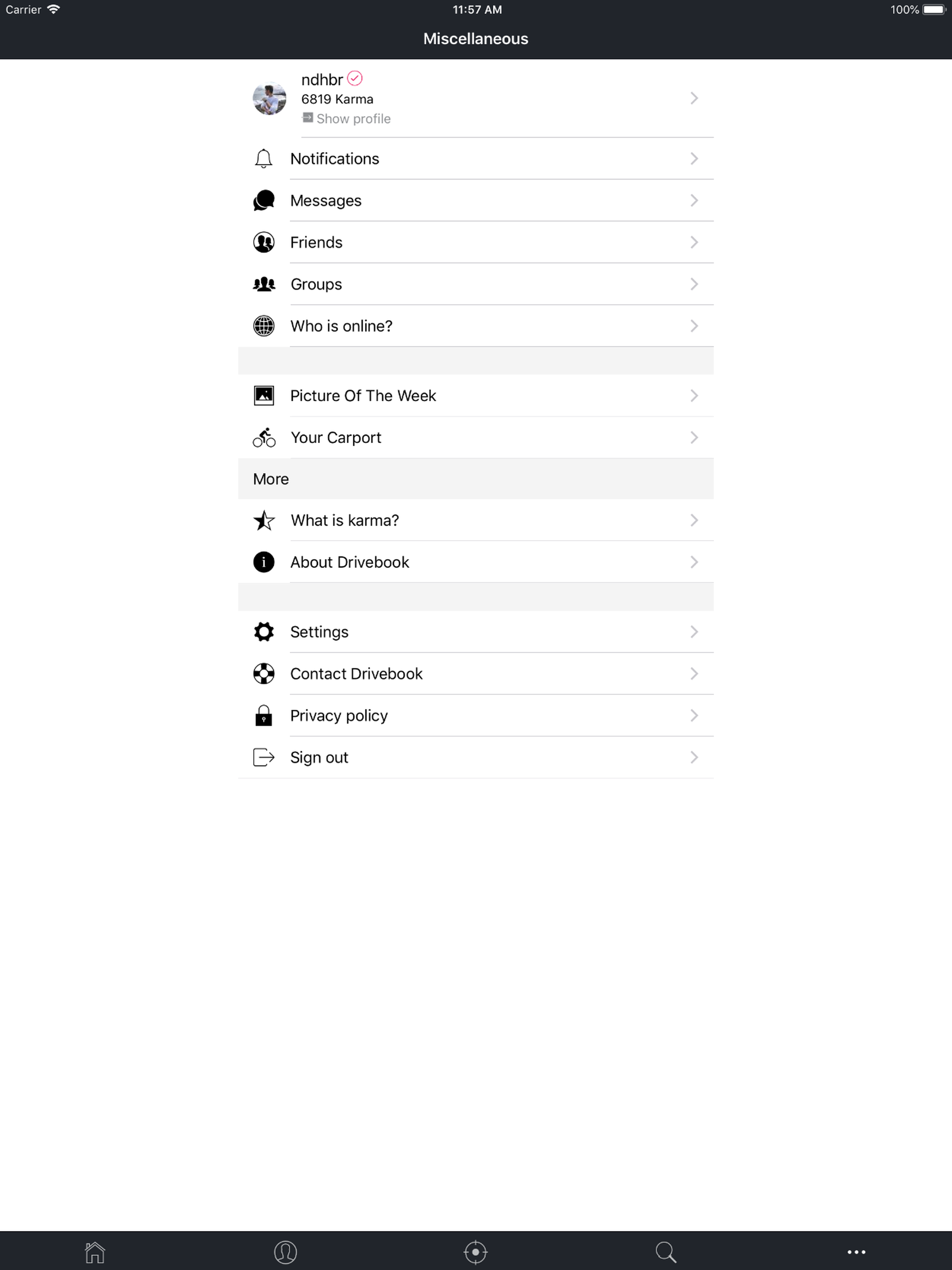 Drivebook for Bikers