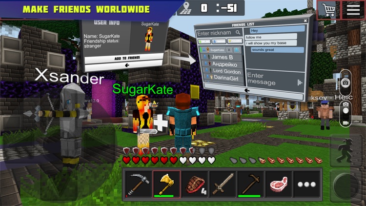 Planet of Cubes Survival MMO screenshot-0