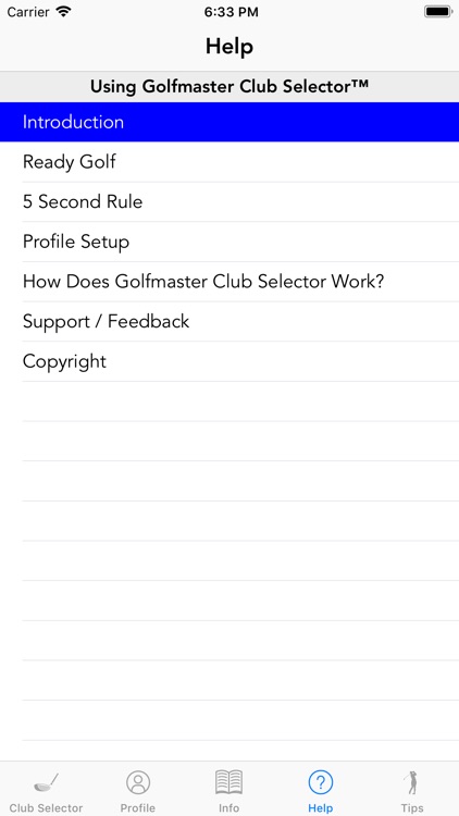 Golfmaster Club Selector screenshot-4