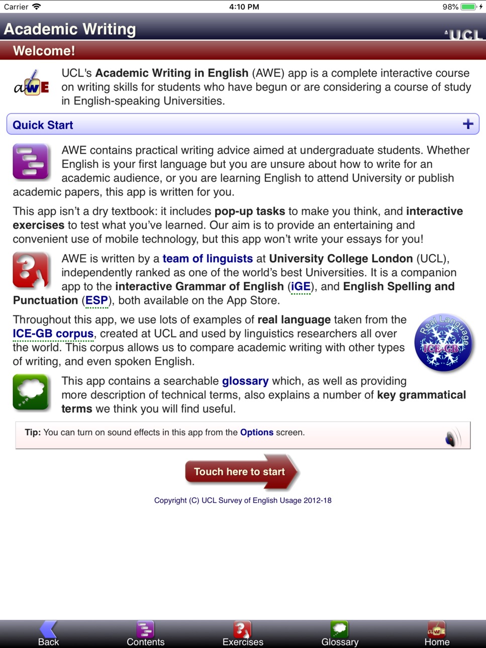 iPad screenshot