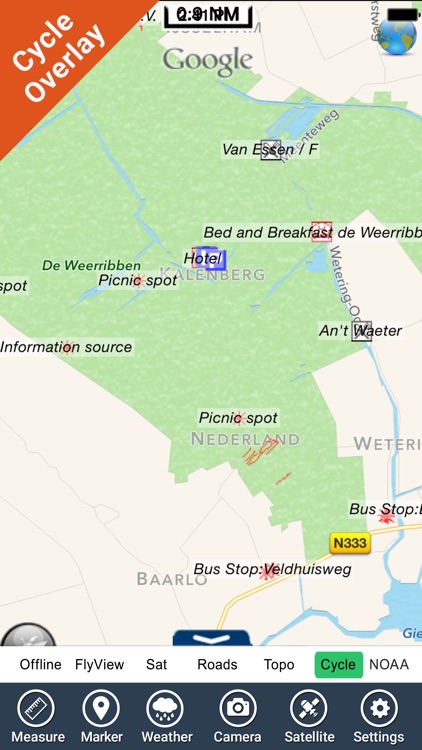 De Weerribben-Wieden NP GPS and outdoor map