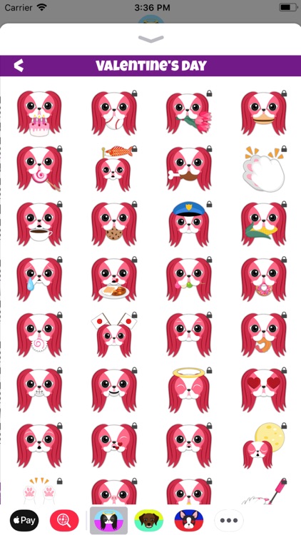 Japanese Chin Emoji Stickers