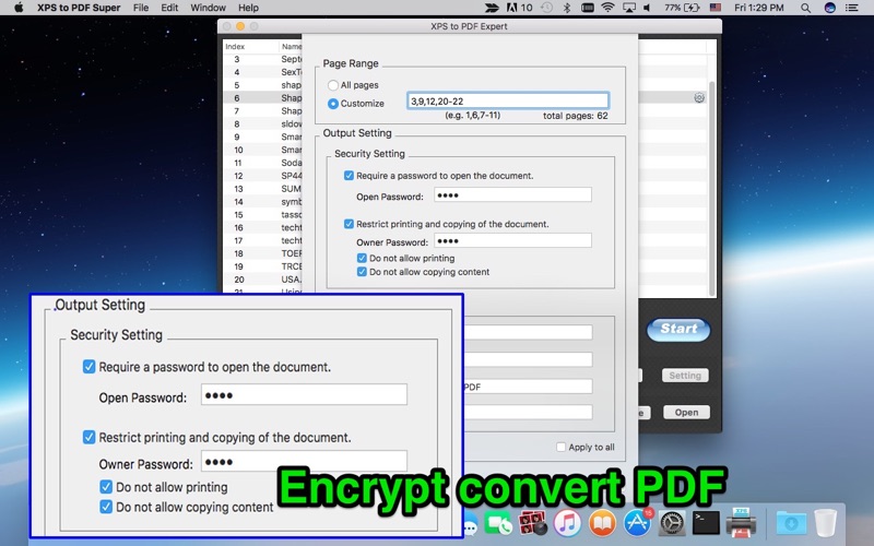 XPS to PDF Super screenshot 4