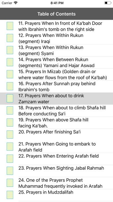 How to cancel & delete Hajj and Umrah Duaa Collection from iphone & ipad 3