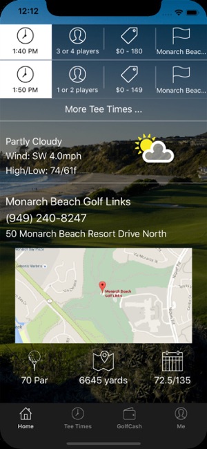 Monarch Beach Golf Tee Times(圖3)-速報App