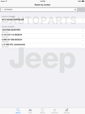 Screenshot #4 pour Pièces détachées pour Jeep