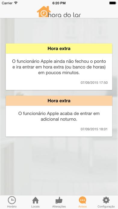 How to cancel & delete Hora do Lar - Funcionário from iphone & ipad 1