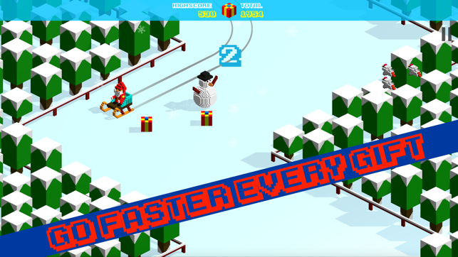 Snowy Slide: Save Christmas