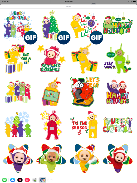 Screenshot #6 pour Teletubbies Holiday Stickers