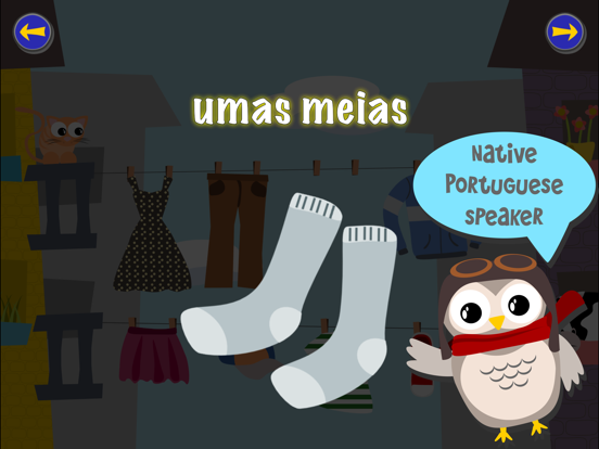 Gus on the Go: Portuguese iPad screenshot 3 - Education app