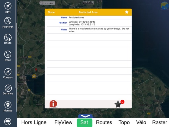 Screenshot #6 pour Germany HD GPS Carte Nautique