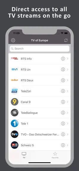 Game screenshot TV of Europe - live television mod apk