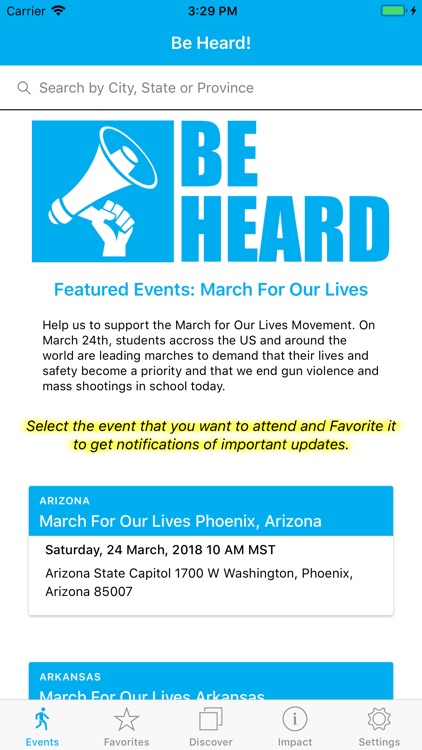 Be Heard for Rallies!