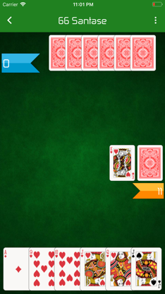 66 Santase - Classic Card Game screenshot 1