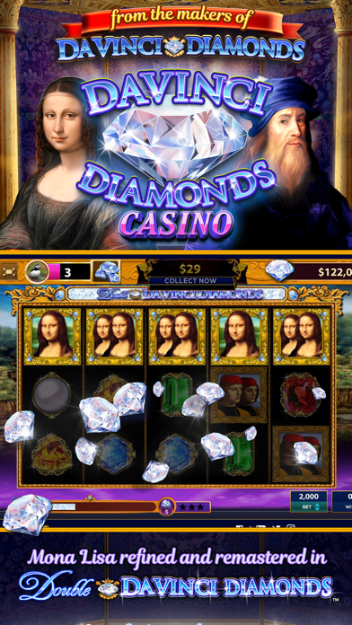 Da Vinci Diamonds Casino Screenshot