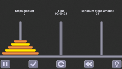 How to cancel & delete The Tower of Hanoi. (ad-free) from iphone & ipad 1