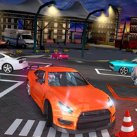 Drive and Park Sports Car