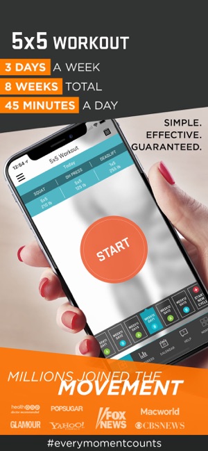 5x5 workout app hotsell