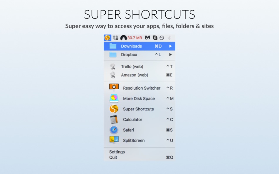 #1. Super Shortcuts (macOS) 由: Upnexo Technologies Private Limited