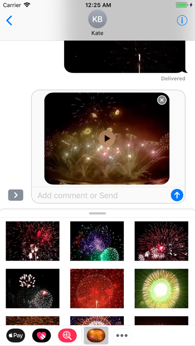 Animated Fireworks for Messageのおすすめ画像1