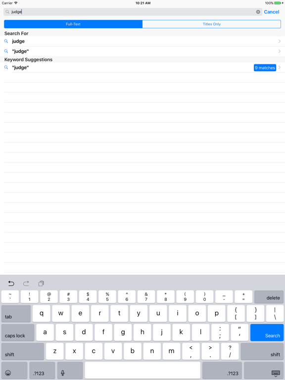 California Evidence Code by LS iPad screenshot 4 - Reference app