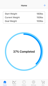 Body Weight Loss Tracker With Record Chart And Log screenshot