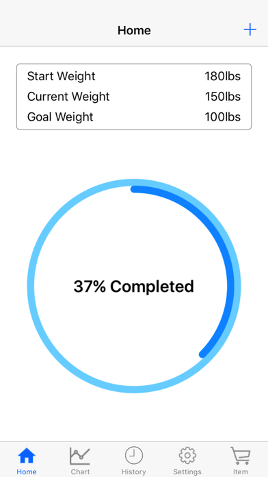 Screenshot #1 pour Body Weight Loss Tracker With Record Chart And Log