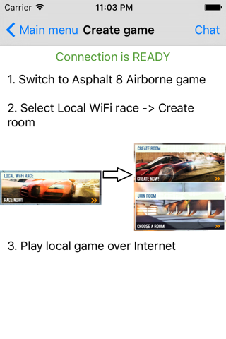 Multiplayer Asphalt 8 edition screenshot 2