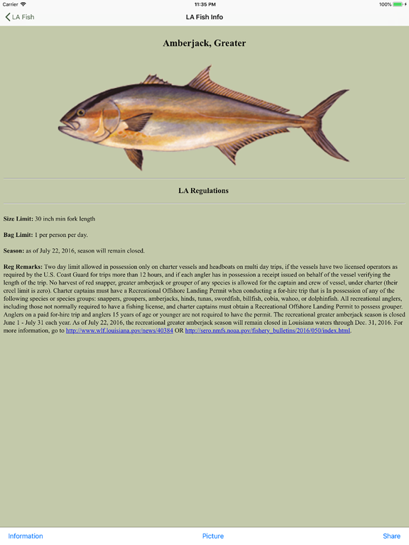 FL Saltwater Fishing Companion iPad screenshot 4 - Sports app