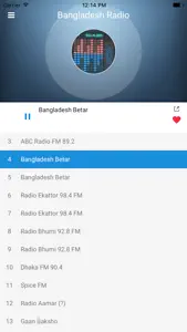 Bangladesh Radio Station Live screenshot #5 for iPhone