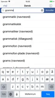 din danske ordbog iphone screenshot 3