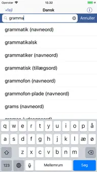 Din Danske Ordbog iphone bilder 2