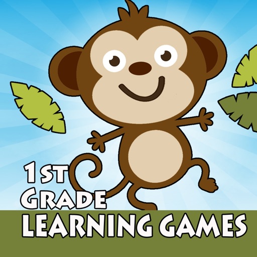 Fun Math & Reading Learning Games for Kids Age 6-8 icon