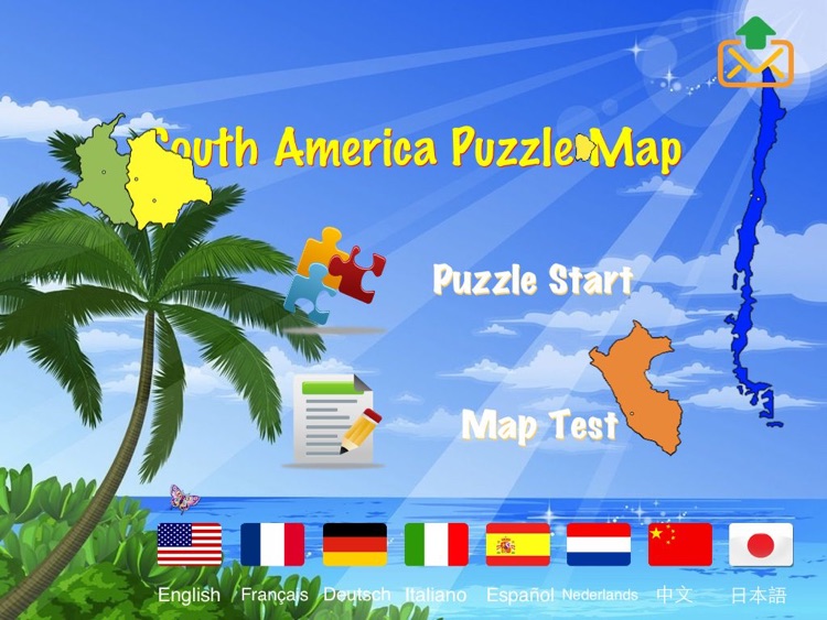 South America Puzzle Map