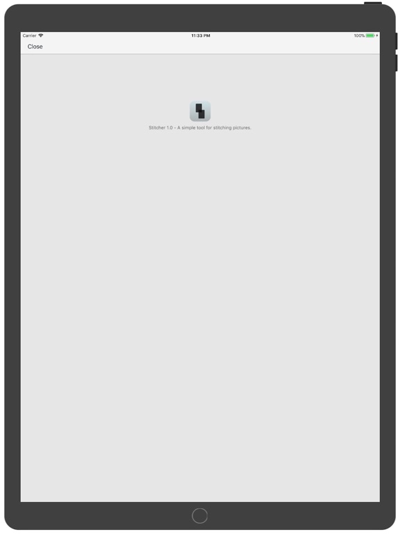 Stitcher iPad screenshot