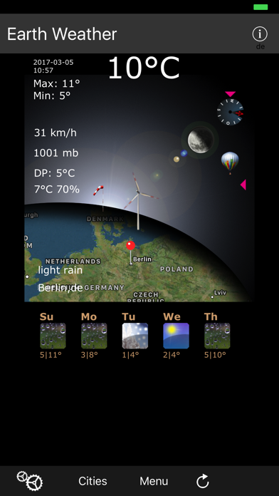 Earth Weather Liteのおすすめ画像1