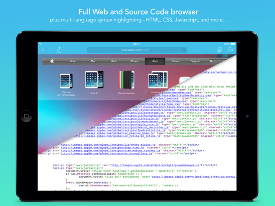 Screenshot #5 pour Srcfari: view html source code
