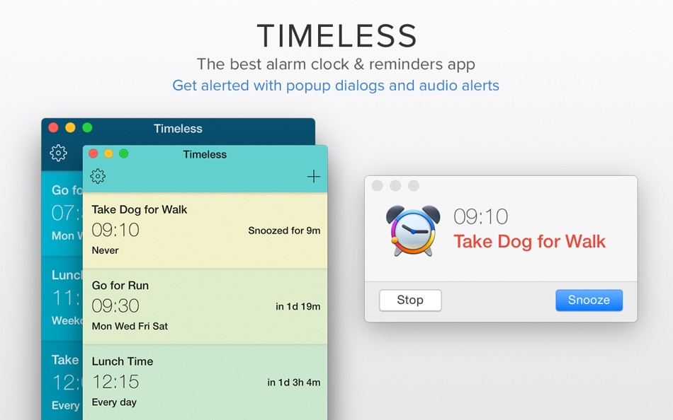 #4. Timeless: Alarm Clock (macOS) Podle: FIPLAB Ltd