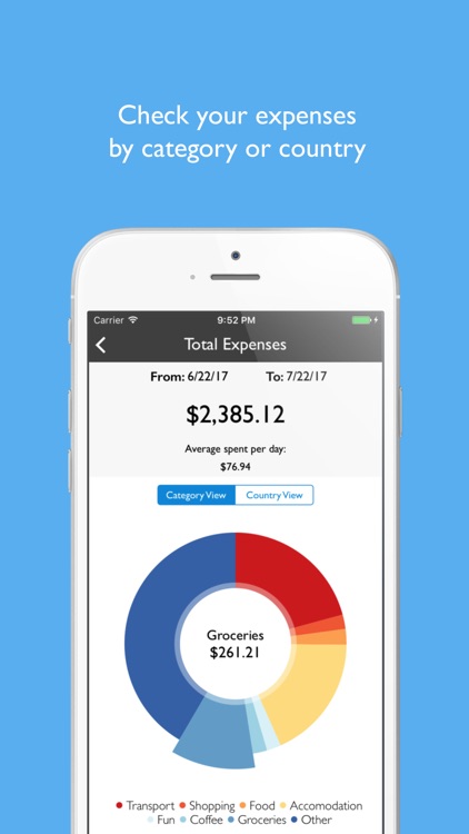 travelcash - Track ur expenses