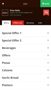 Pizza Bella DN17 screenshot #3 for iPhone