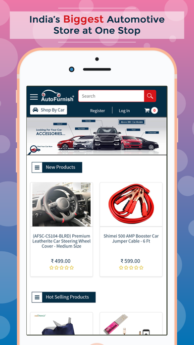 Autofurnish iPhone screenshot 1 - Shopping app