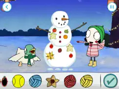 Sarah & Duck: Build a Snowman iPad image 2