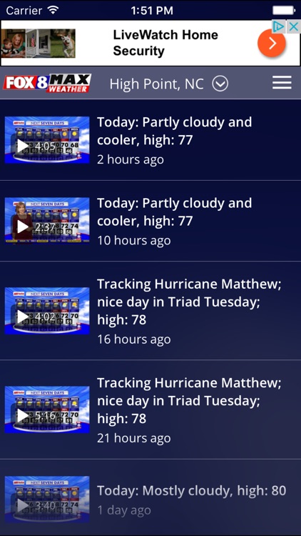 Fox8 Max Weather