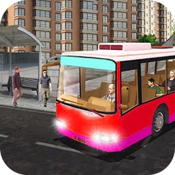 Conduite Luxe Autobus Dans Vil