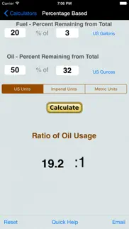 How to cancel & delete gas oil mixture ratio 1