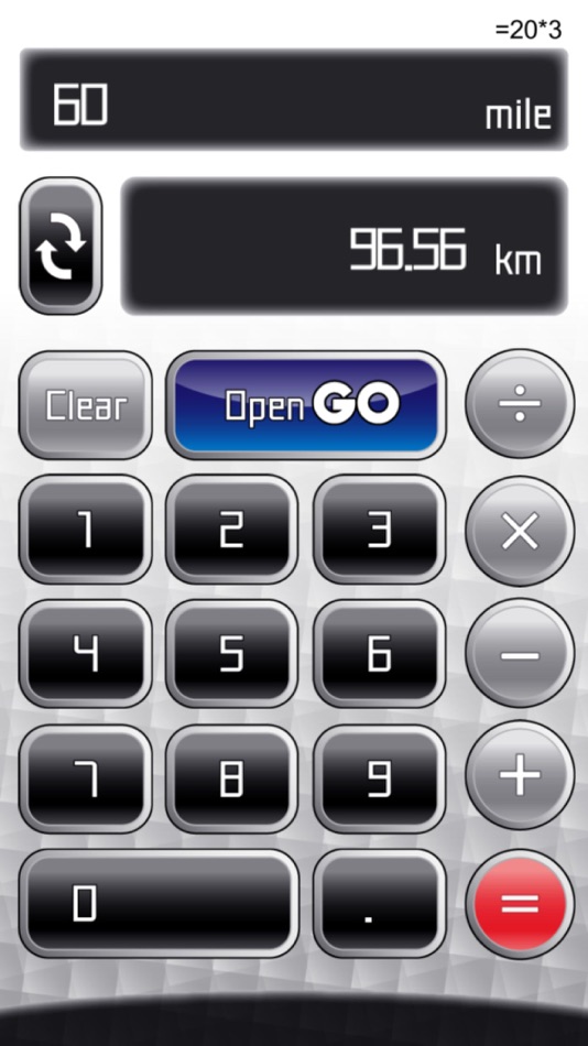 #2. Km To Mile Calculator For Go (iOS) 由: FreCre Inc.
