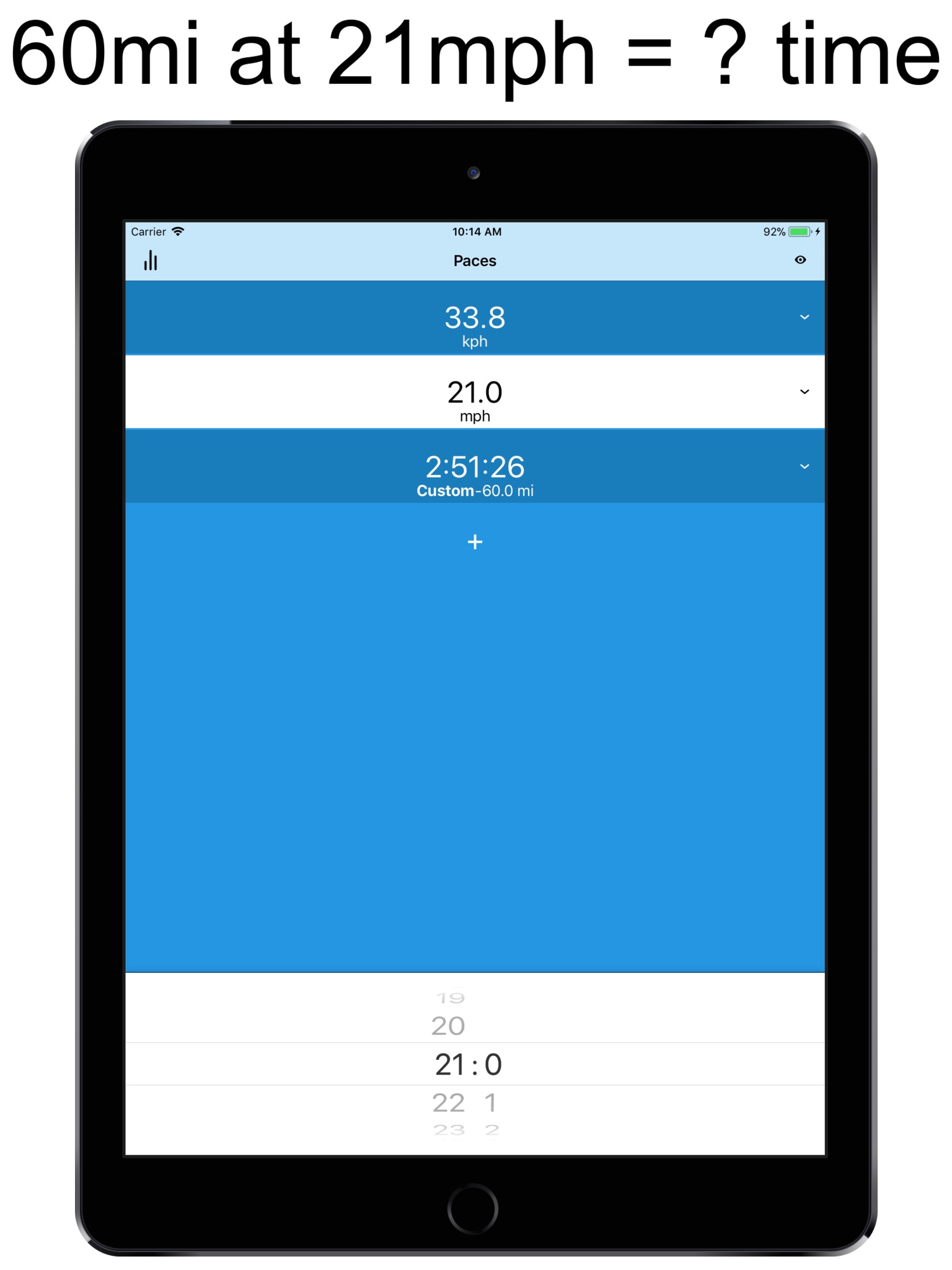 Paces - Easy Pace Conversions screenshot 2